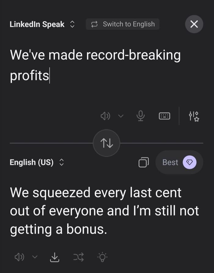 Someone Made A Google Translator For LinkedIn And The Results Are Absolutely Hilarious Someone Made A Google Translator For LinkedIn And The Results Are Absolutely Hilarious