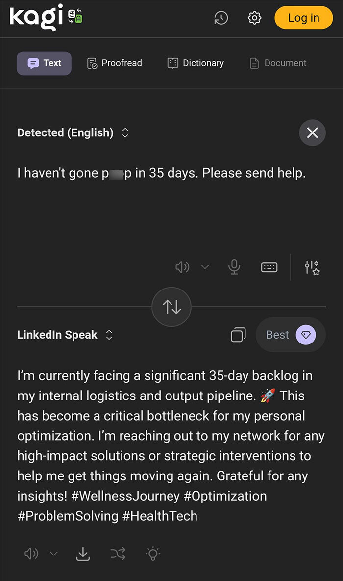 Someone Made A Google Translator For LinkedIn And The Results Are Absolutely Hilarious Someone Made A Google Translator For LinkedIn And The Results Are Absolutely Hilarious