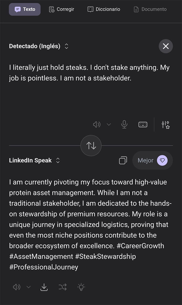 Someone Made A Google Translator For LinkedIn And The Results Are Absolutely Hilarious Someone Made A Google Translator For LinkedIn And The Results Are Absolutely Hilarious