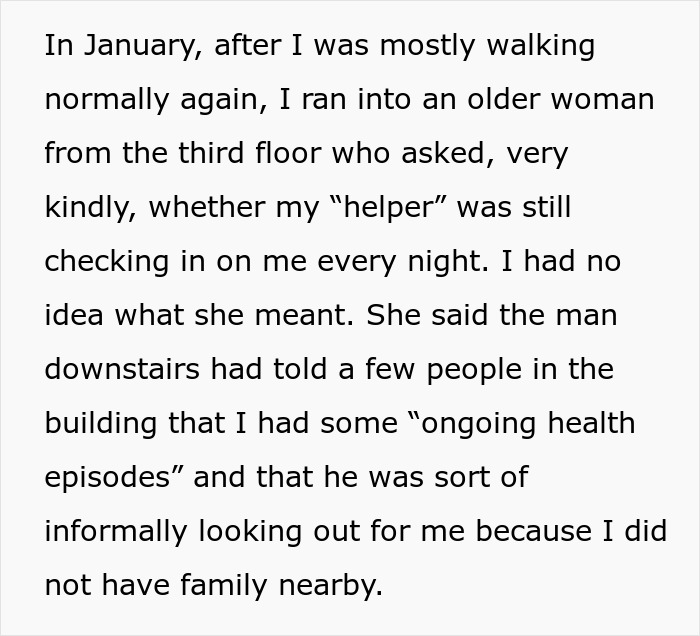 “Helpful” Neighbor Lies That He Is Woman’s Caretaker, She’s Unsettled By How Far He Takes Things “Helpful” Neighbor Lies That He Is Woman’s Caretaker, She’s Unsettled By How Far He Takes Things