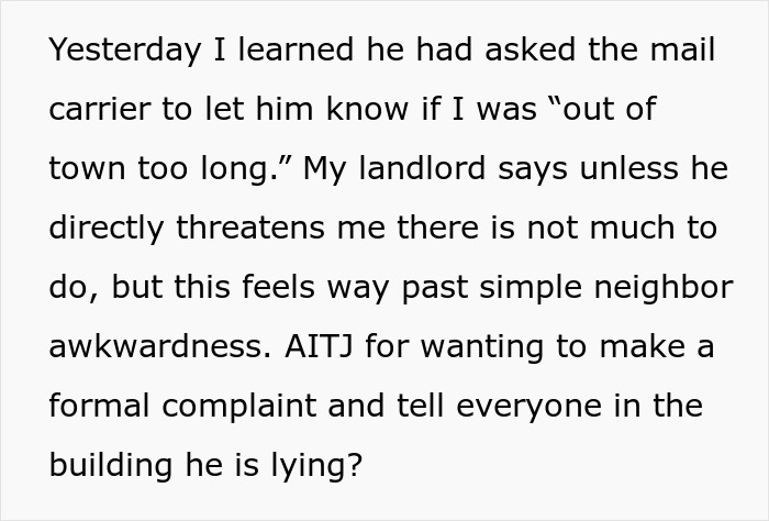 “Helpful” Neighbor Lies That He Is Woman’s Caretaker, She’s Unsettled By How Far He Takes Things “Helpful” Neighbor Lies That He Is Woman’s Caretaker, She’s Unsettled By How Far He Takes Things