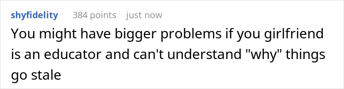 Fed-Up Partner Cuts Off Snack Supply As GF Keeps Wasting It, She’s Mad She Doesn’t Have Fresh Chips Fed-Up Partner Cuts Off Snack Supply As GF Keeps Wasting It, She’s Mad She Doesn’t Have Fresh Chips