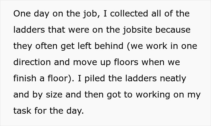 Lazy Guy Thinks He Can Steal Coworker&rsquo;s Ladder, She Takes Revenge By Nailing His Tools To The Floor