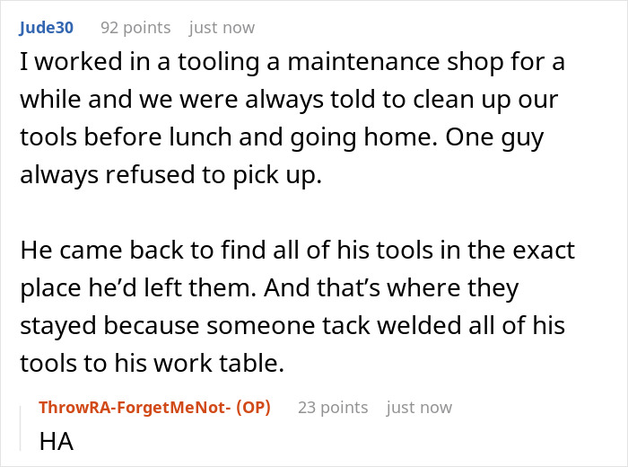 Lazy Guy Thinks He Can Steal Coworker&rsquo;s Ladder, She Takes Revenge By Nailing His Tools To The Floor