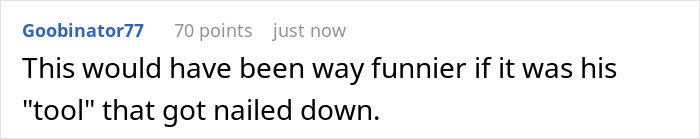 Lazy Guy Thinks He Can Steal Coworker&rsquo;s Ladder, She Takes Revenge By Nailing His Tools To The Floor