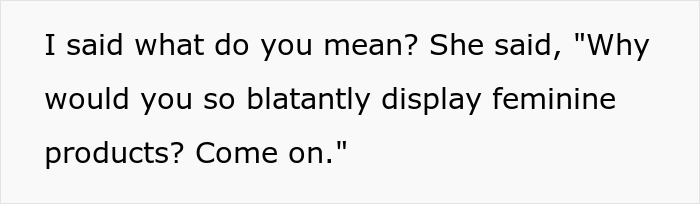 Man Stashes Midol And Tampons In Bathroom For Friends, One Guest Starts Drama Over Virtue Signaling