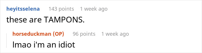 Man Stashes Midol And Tampons In Bathroom For Friends, One Guest Starts Drama Over Virtue Signaling