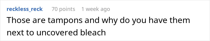 Man Stashes Midol And Tampons In Bathroom For Friends, One Guest Starts Drama Over Virtue Signaling