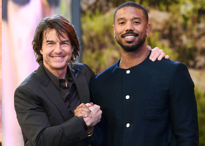 “Seems Terrifying”: Fans Spot Bizarre Detail In Photo Of Tom Cruise Hugging Michael B. Jordan