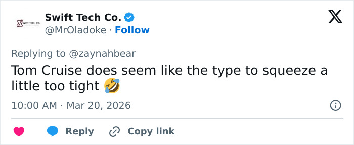 “Seems Terrifying”: Fans Spot Bizarre Detail In Photo Of Tom Cruise Hugging Michael B. Jordan