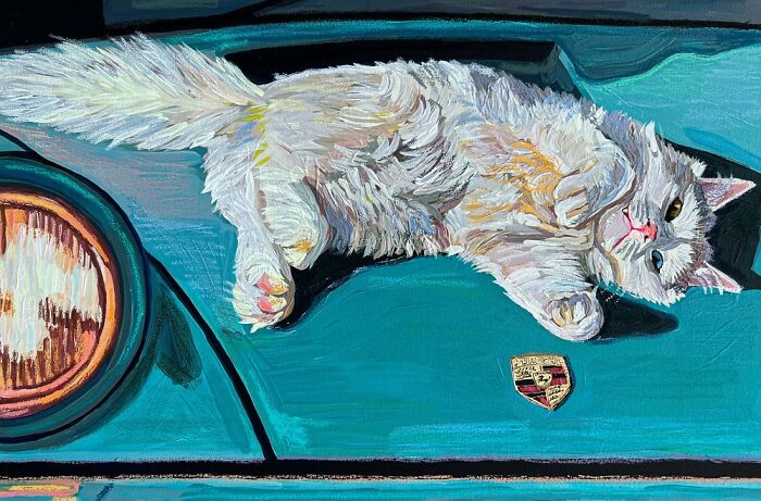 This Artist Made 40 Vibrant Paintings That Turn Everyday Scenes Into Dreamlike And Playful Worlds