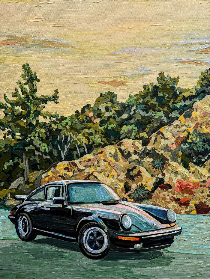 This Artist Made 40 Vibrant Paintings That Turn Everyday Scenes Into Dreamlike And Playful Worlds