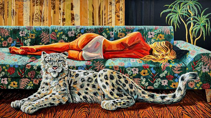 This Artist Made 40 Vibrant Paintings That Turn Everyday Scenes Into Dreamlike And Playful Worlds