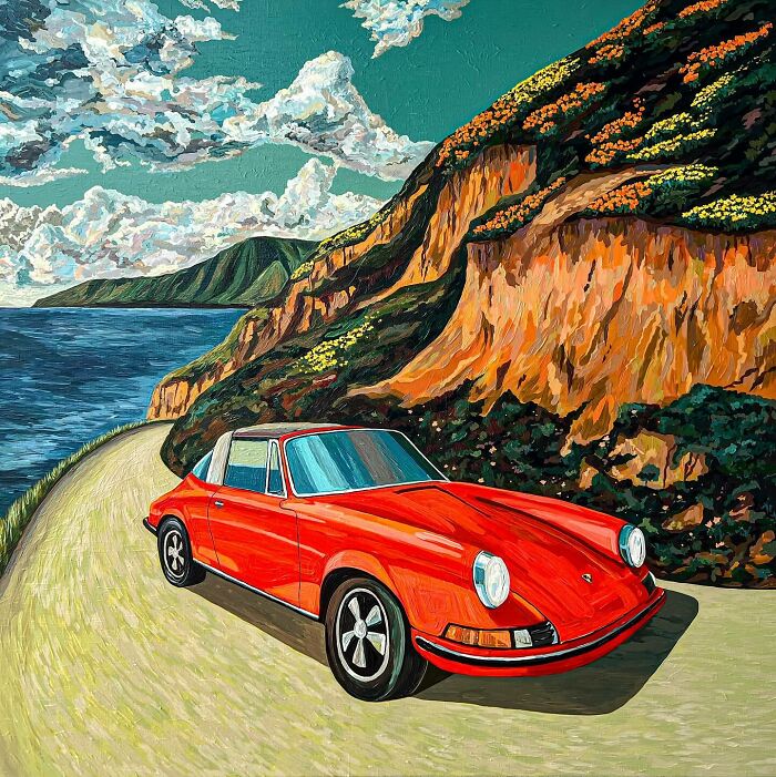 This Artist Made 40 Vibrant Paintings That Turn Everyday Scenes Into Dreamlike And Playful Worlds