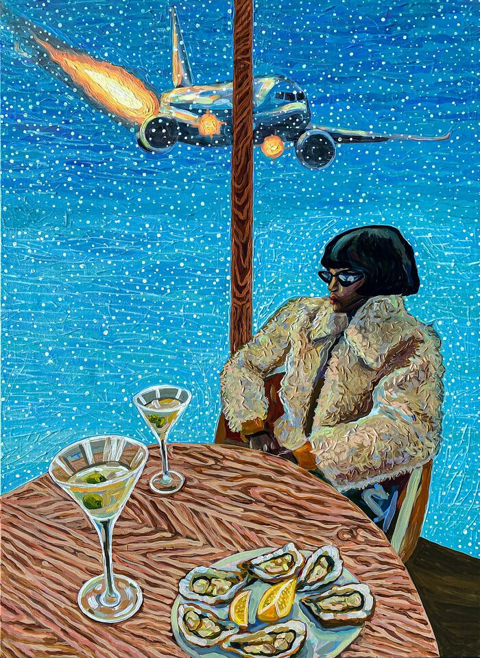 This Artist Made 40 Vibrant Paintings That Turn Everyday Scenes Into Dreamlike And Playful Worlds