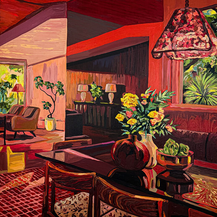 This Artist Made 40 Vibrant Paintings That Turn Everyday Scenes Into Dreamlike And Playful Worlds