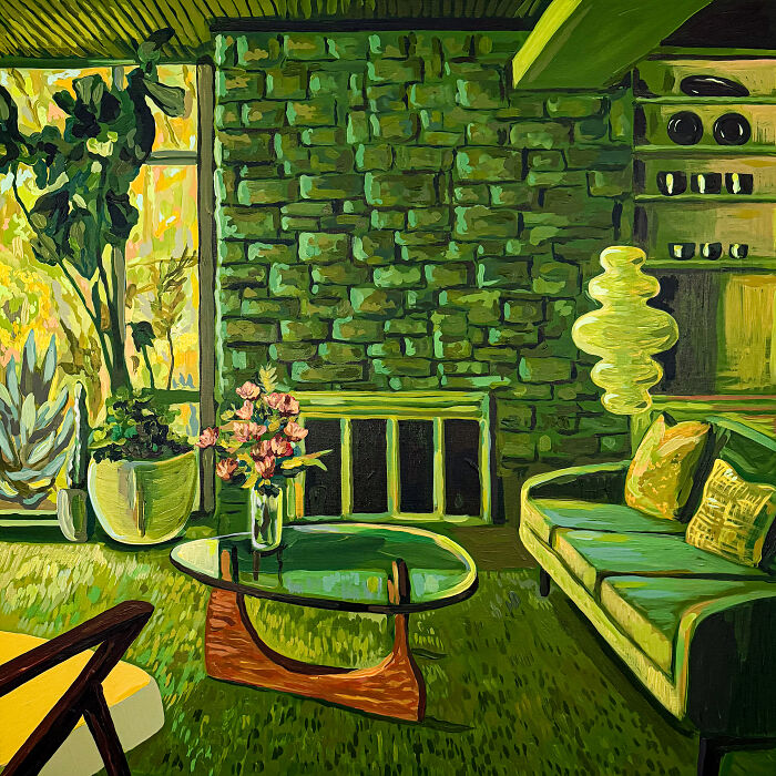 This Artist Made 40 Vibrant Paintings That Turn Everyday Scenes Into Dreamlike And Playful Worlds