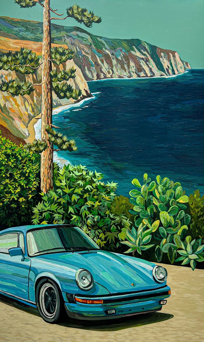 This Artist Made 40 Vibrant Paintings That Turn Everyday Scenes Into Dreamlike And Playful Worlds