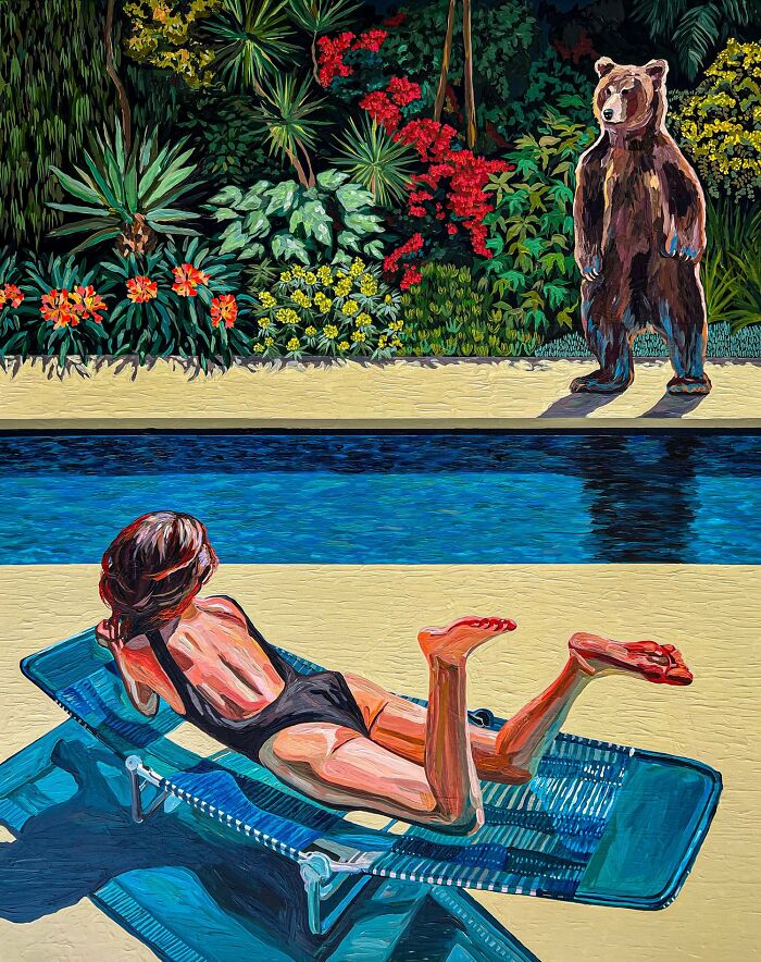 This Artist Made 40 Vibrant Paintings That Turn Everyday Scenes Into Dreamlike And Playful Worlds