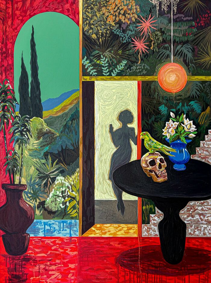 This Artist Made 40 Vibrant Paintings That Turn Everyday Scenes Into Dreamlike And Playful Worlds