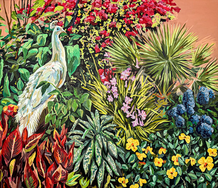 This Artist Made 40 Vibrant Paintings That Turn Everyday Scenes Into Dreamlike And Playful Worlds