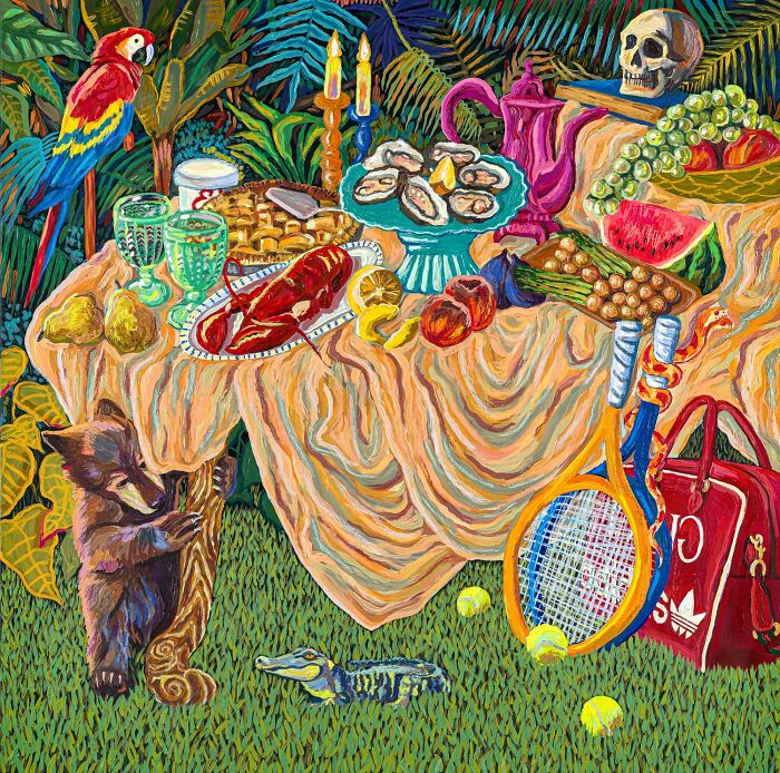 This Artist Made 40 Vibrant Paintings That Turn Everyday Scenes Into Dreamlike And Playful Worlds