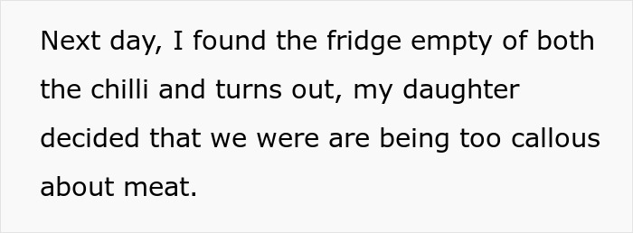 Mom Called Disgusting For Making Vegan Teen Cook Meat To Teach Her A Lesson About Wasting Food