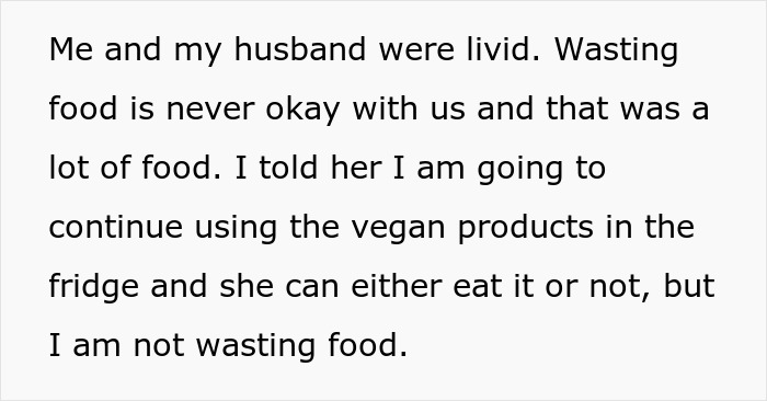 Mom Called Disgusting For Making Vegan Teen Cook Meat To Teach Her A Lesson About Wasting Food