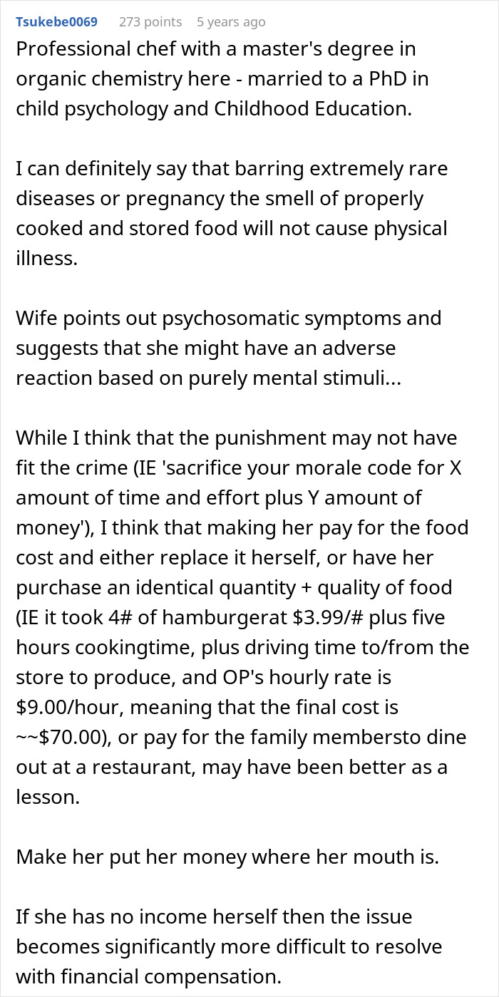 Mom Called Disgusting For Making Vegan Teen Cook Meat To Teach Her A Lesson About Wasting Food