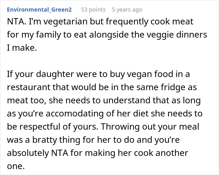 Mom Called Disgusting For Making Vegan Teen Cook Meat To Teach Her A Lesson About Wasting Food