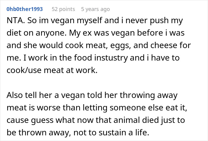 Mom Called Disgusting For Making Vegan Teen Cook Meat To Teach Her A Lesson About Wasting Food