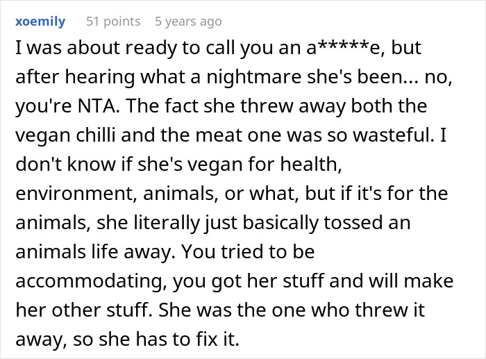 Mom Called Disgusting For Making Vegan Teen Cook Meat To Teach Her A Lesson About Wasting Food
