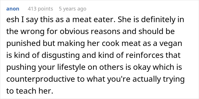 Mom Called Disgusting For Making Vegan Teen Cook Meat To Teach Her A Lesson About Wasting Food