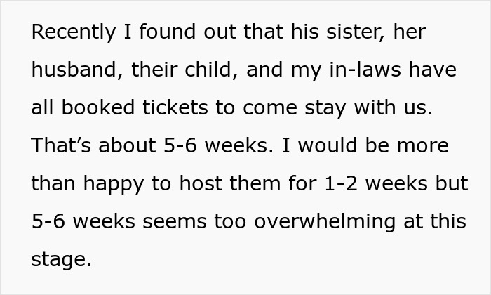 Wife Feels Hurt And Disrespected After Husband Approves His Family’s 6-Week Stay Without Even Asking Her Wife Feels Hurt And Disrespected After Husband Approves His Family’s 6-Week Stay Without Even Asking Her