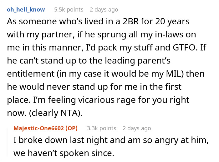 Wife Feels Hurt And Disrespected After Husband Approves His Family’s 6-Week Stay Without Even Asking Her Wife Feels Hurt And Disrespected After Husband Approves His Family’s 6-Week Stay Without Even Asking Her