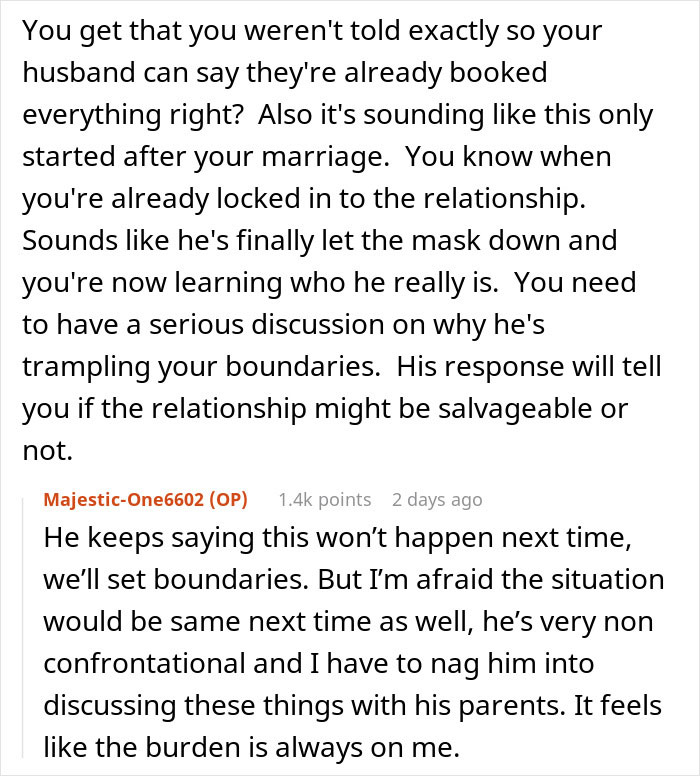 Wife Feels Hurt And Disrespected After Husband Approves His Family’s 6-Week Stay Without Even Asking Her Wife Feels Hurt And Disrespected After Husband Approves His Family’s 6-Week Stay Without Even Asking Her