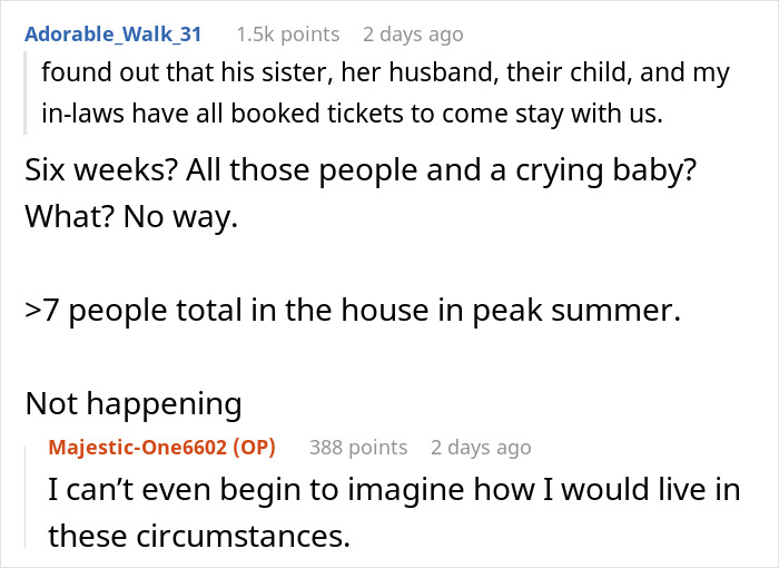 Wife Feels Hurt And Disrespected After Husband Approves His Family’s 6-Week Stay Without Even Asking Her Wife Feels Hurt And Disrespected After Husband Approves His Family’s 6-Week Stay Without Even Asking Her