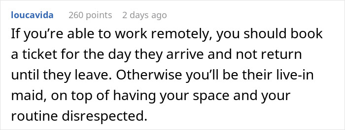 Wife Feels Hurt And Disrespected After Husband Approves His Family’s 6-Week Stay Without Even Asking Her Wife Feels Hurt And Disrespected After Husband Approves His Family’s 6-Week Stay Without Even Asking Her