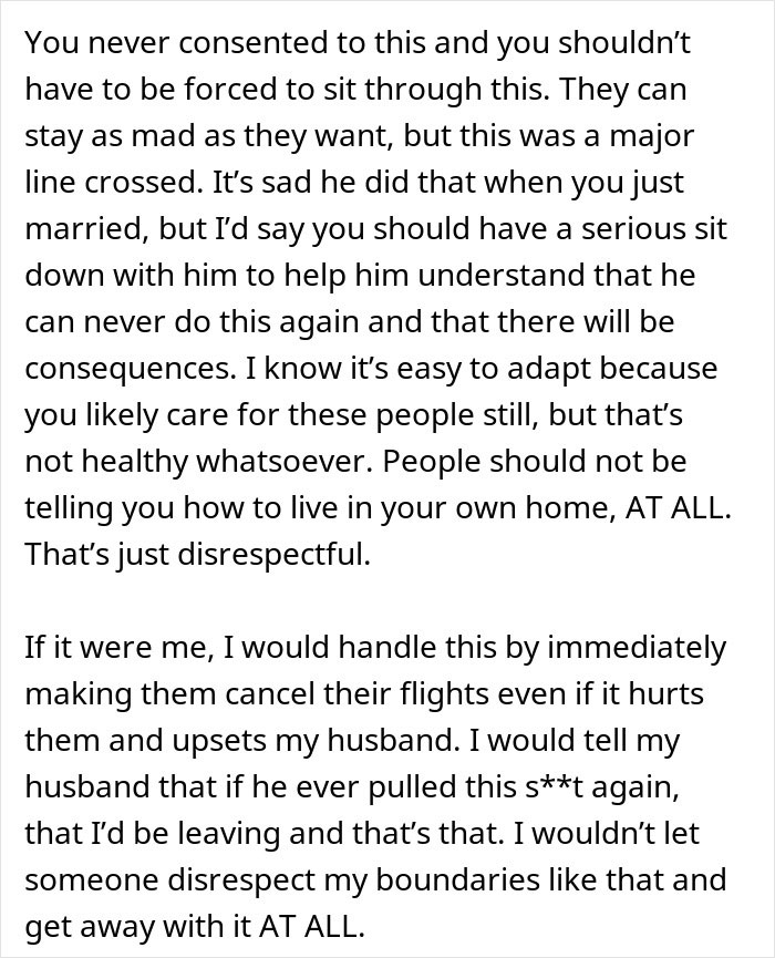 Wife Feels Hurt And Disrespected After Husband Approves His Family’s 6-Week Stay Without Even Asking Her Wife Feels Hurt And Disrespected After Husband Approves His Family’s 6-Week Stay Without Even Asking Her