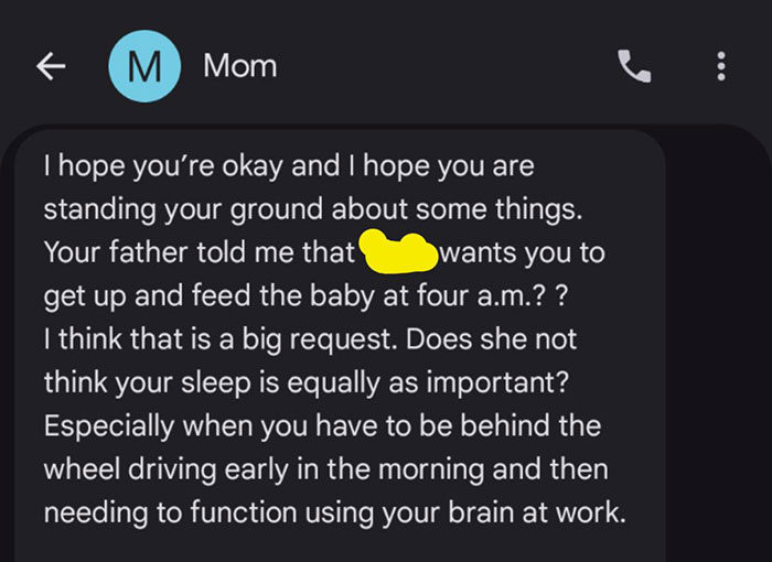 Man Gets Woken Up At 4 AM To Care For His Own Baby, His Mom Is Worried He’s Doing Too Much Man Gets Woken Up At 4 AM To Care For His Own Baby, His Mom Is Worried He’s Doing Too Much