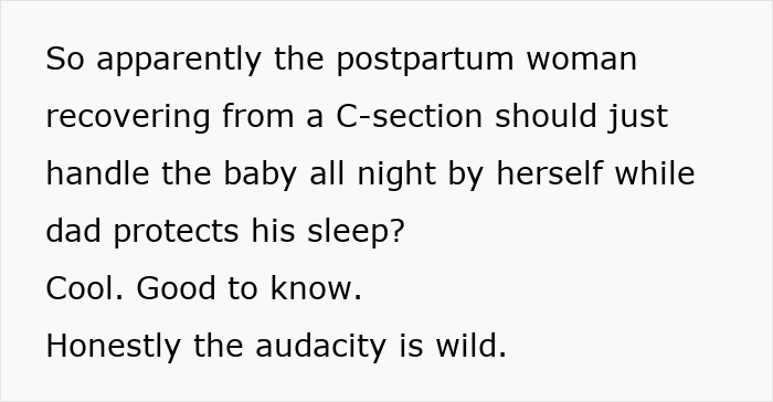 Man Gets Woken Up At 4 AM To Care For His Own Baby, His Mom Is Worried He’s Doing Too Much Man Gets Woken Up At 4 AM To Care For His Own Baby, His Mom Is Worried He’s Doing Too Much
