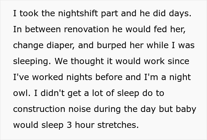 Man Gets Woken Up At 4 AM To Care For His Own Baby, His Mom Is Worried He’s Doing Too Much Man Gets Woken Up At 4 AM To Care For His Own Baby, His Mom Is Worried He’s Doing Too Much