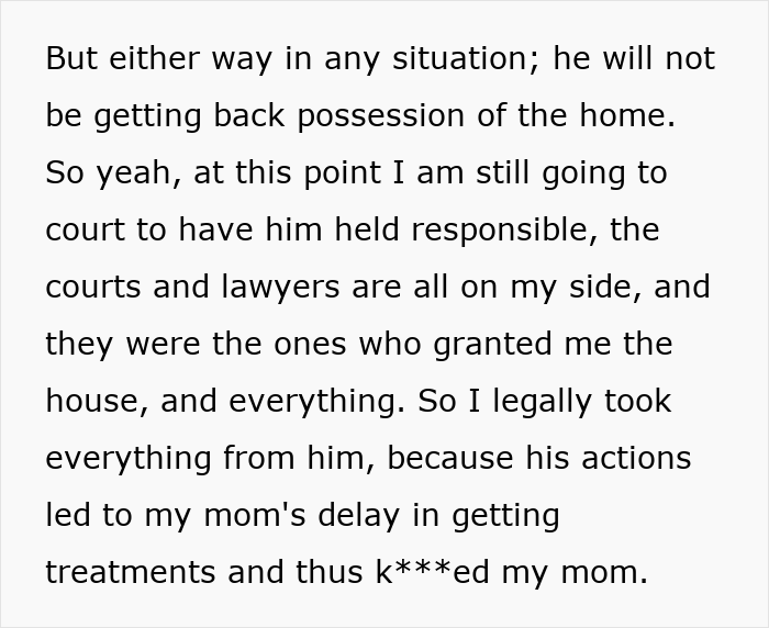 Husband Refuses To Let Wife Get Chemotherapy, Makes Her Life A Living Hell, Daughter Finally Gets Revenge Husband Refuses To Let Wife Get Chemotherapy, Makes Her Life A Living Hell, Daughter Finally Gets Revenge