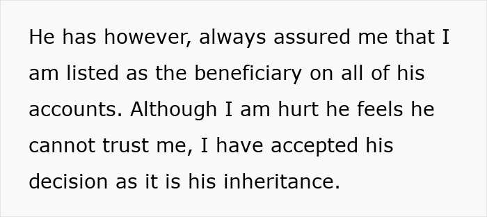 Husband Lies About Inheritance, Wants To Leave Wife Who Takes Care Of Him With Nothing