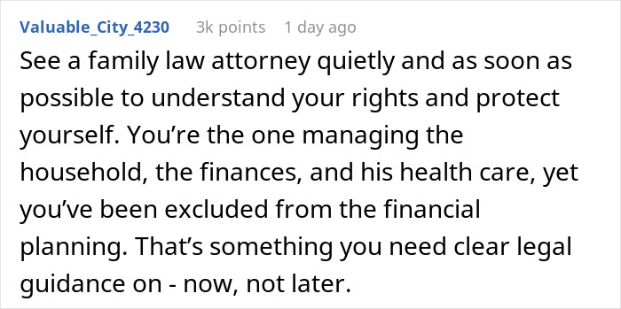 Husband Lies About Inheritance, Wants To Leave Wife Who Takes Care Of Him With Nothing