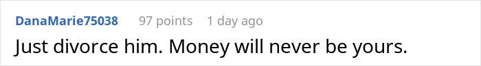 Husband Lies About Inheritance, Wants To Leave Wife Who Takes Care Of Him With Nothing