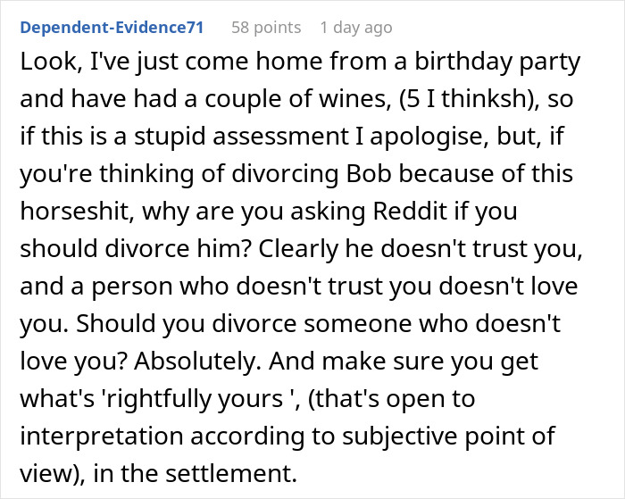 Husband Lies About Inheritance, Wants To Leave Wife Who Takes Care Of Him With Nothing