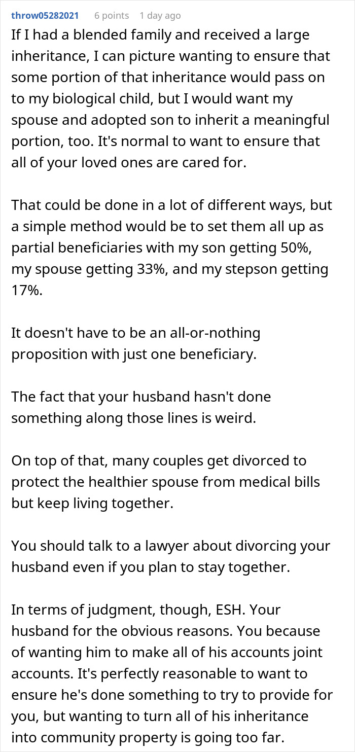 Husband Lies About Inheritance, Wants To Leave Wife Who Takes Care Of Him With Nothing