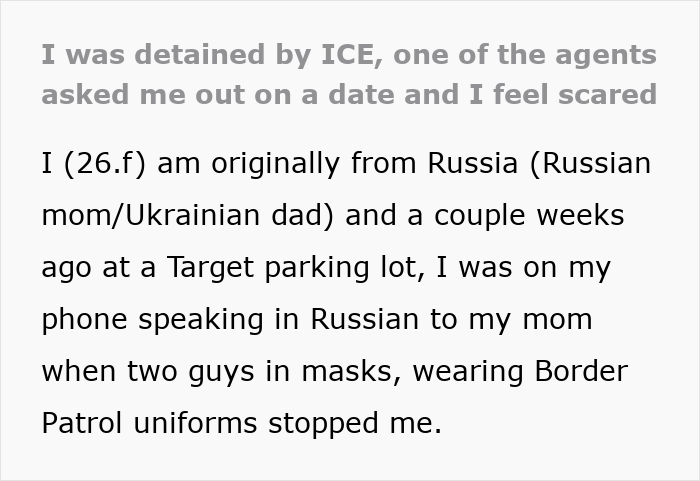 Woman Gets Detained By ICE At A Parking Lot For Speaking In A Foreign Language, Then Gets Hit On