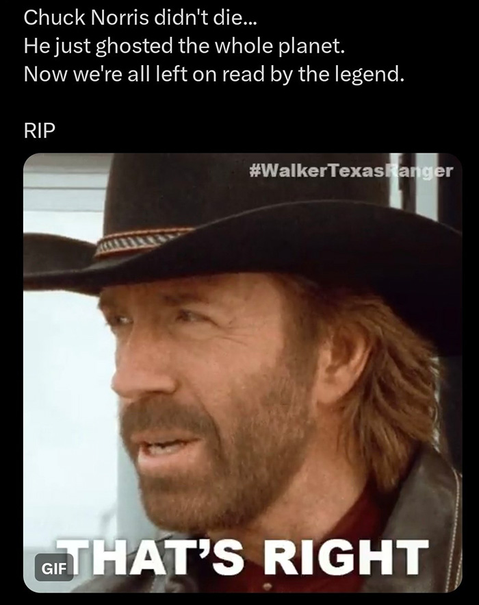 The Best Chuck Norris Memes Resurface As Fans Pay Loving Tribute To The Late Icon